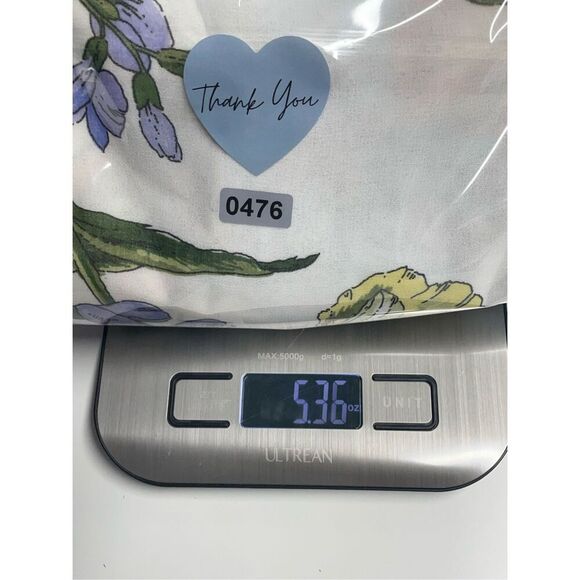 Daniel Rainn Semi-Sheer White Floral Notch Neck Top N0476 - Picture 7 of 7